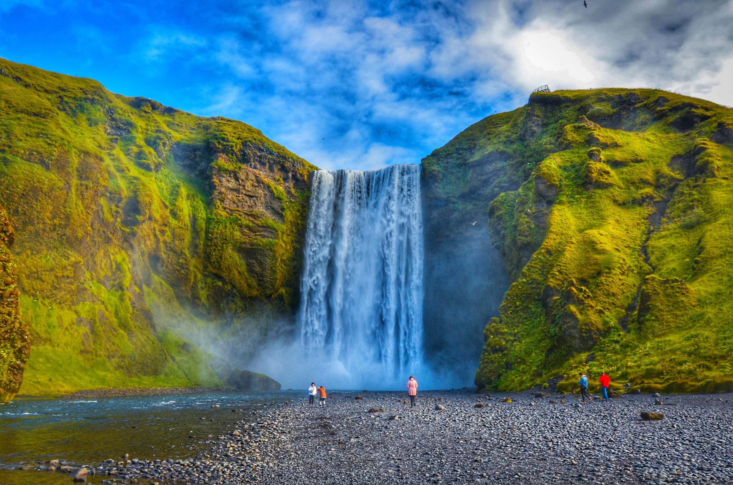 skogafoss waterfall